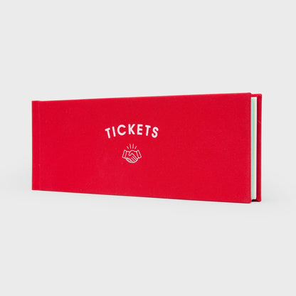 Book Of Blank Tickets - The Flower Crate