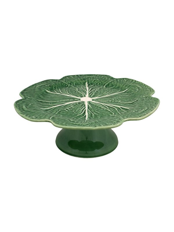 Bordallo Pinheiro - Cabbage Cake Stand - The Flower Crate