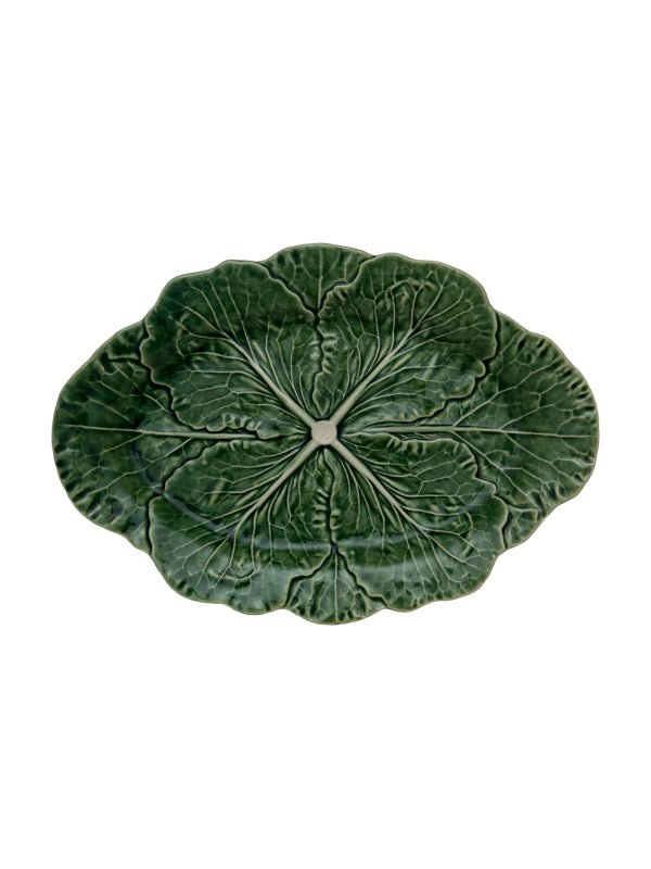 Bordallo Pinheiro - Cabbage Oval Platter - The Flower Crate
