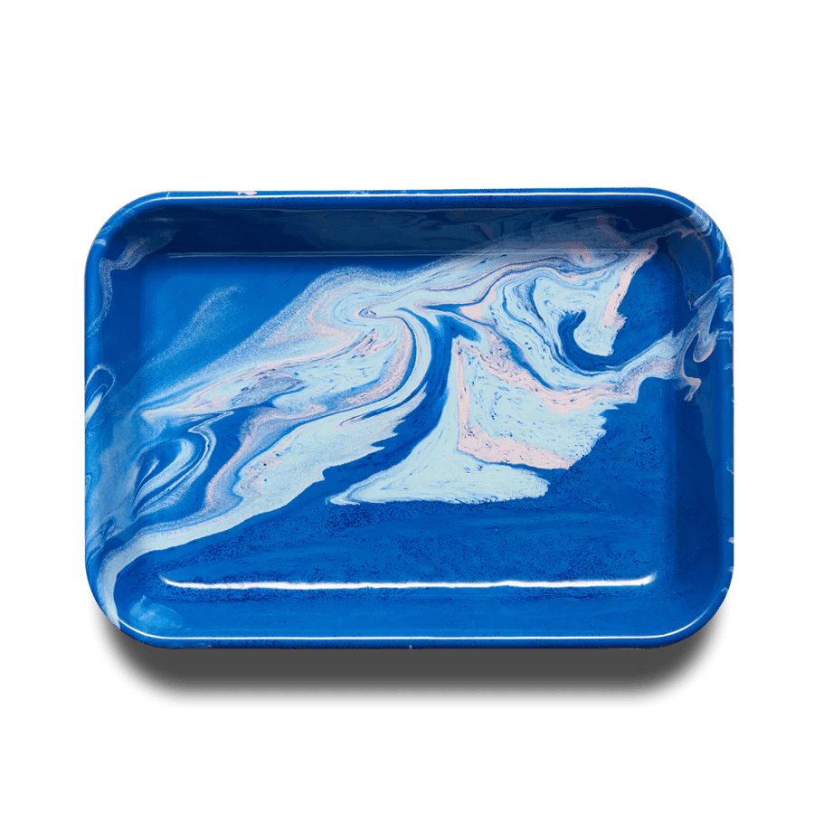 Bornn - Marble Enamel Tray - The Flower Crate