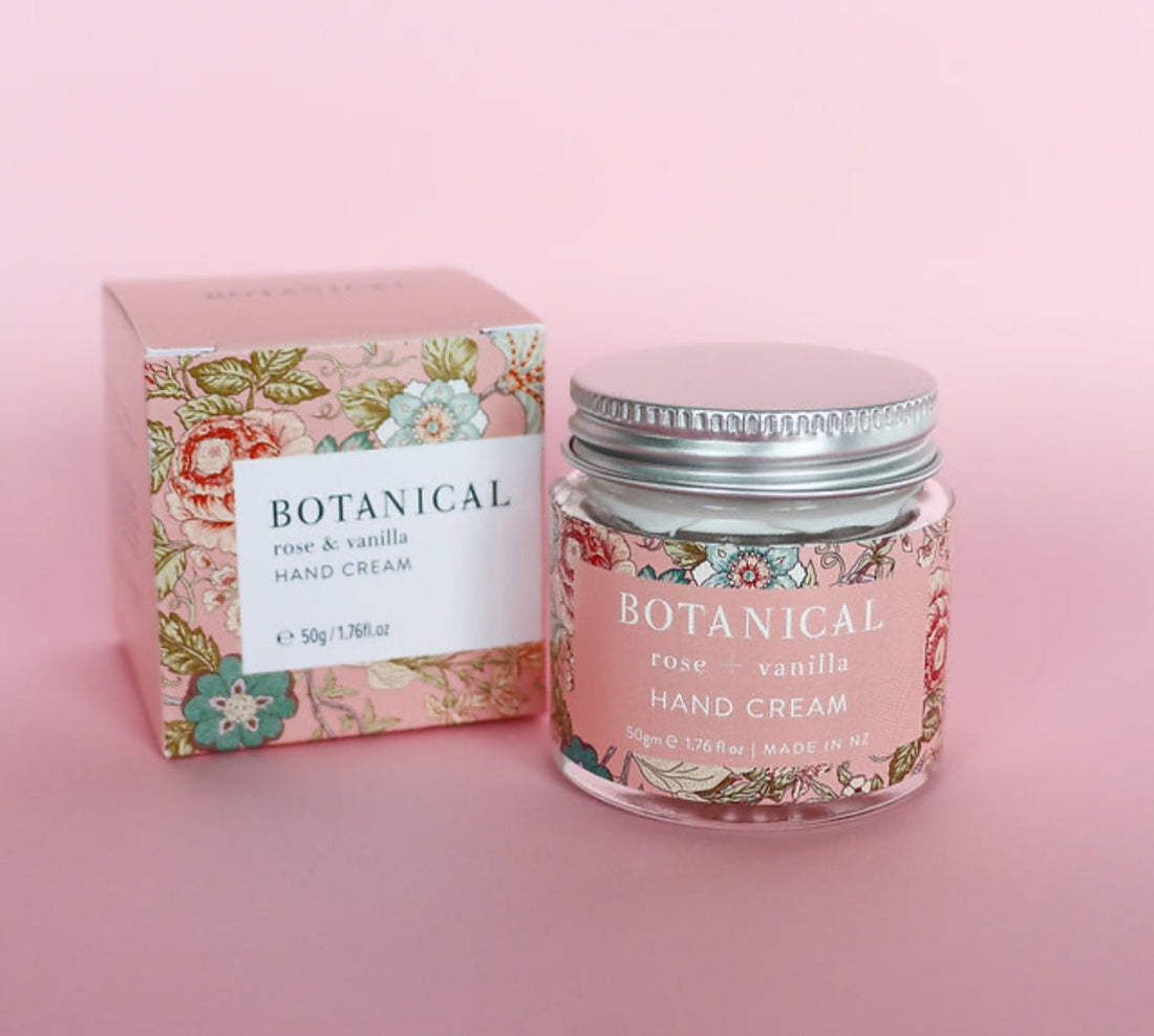 Botanical - Rose + Vanilla Hand Cream - The Flower Crate