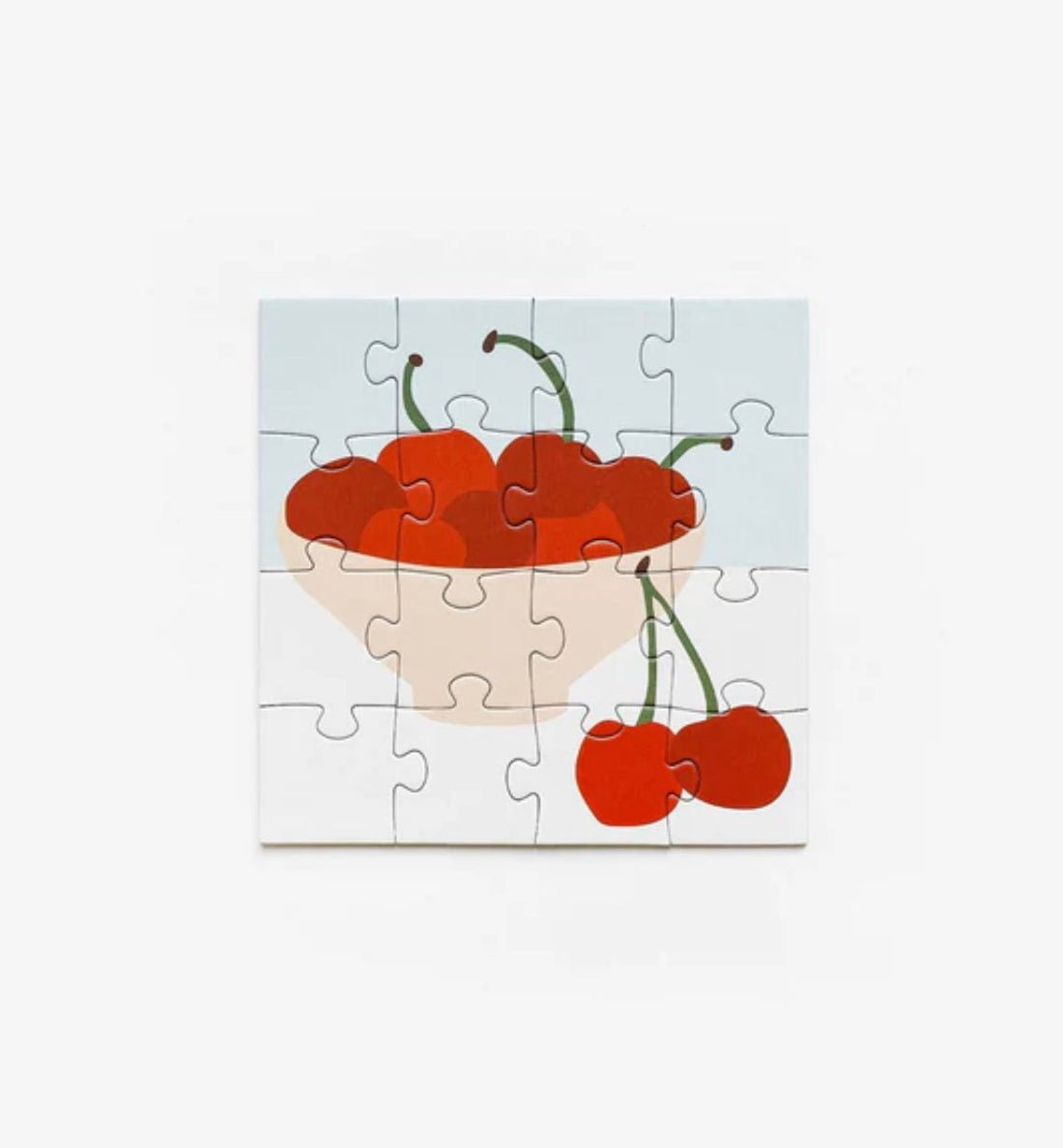 Cherry Bowl 16 Piece Puzzle - The Flower Crate