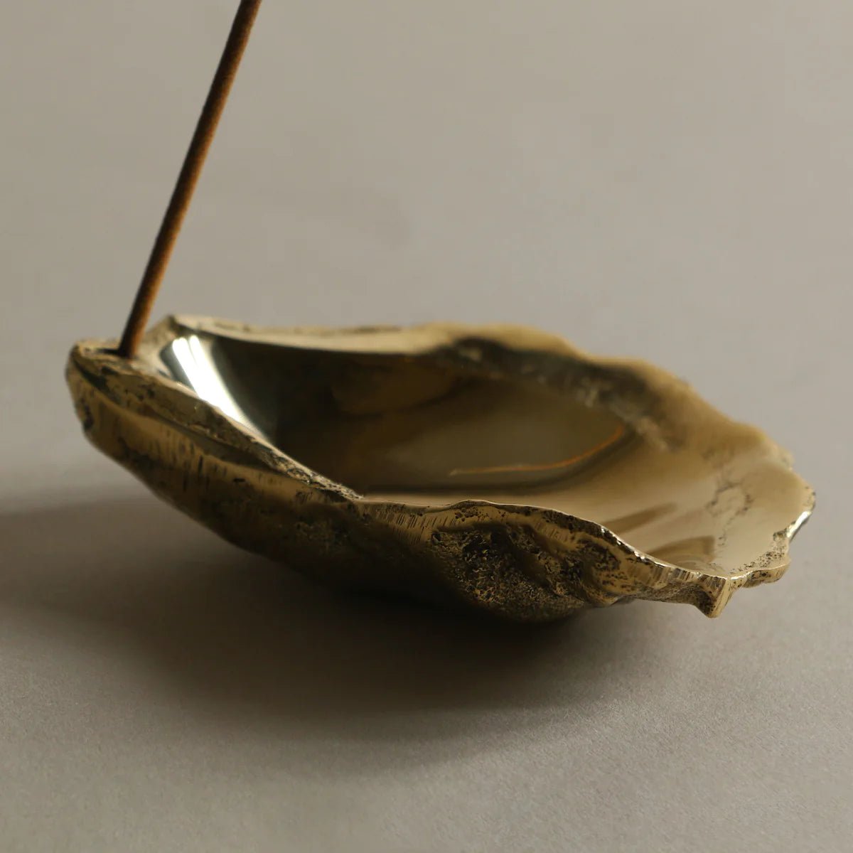 Corey Ashford - Oyster Incense Holder, Brass - The Flower Crate