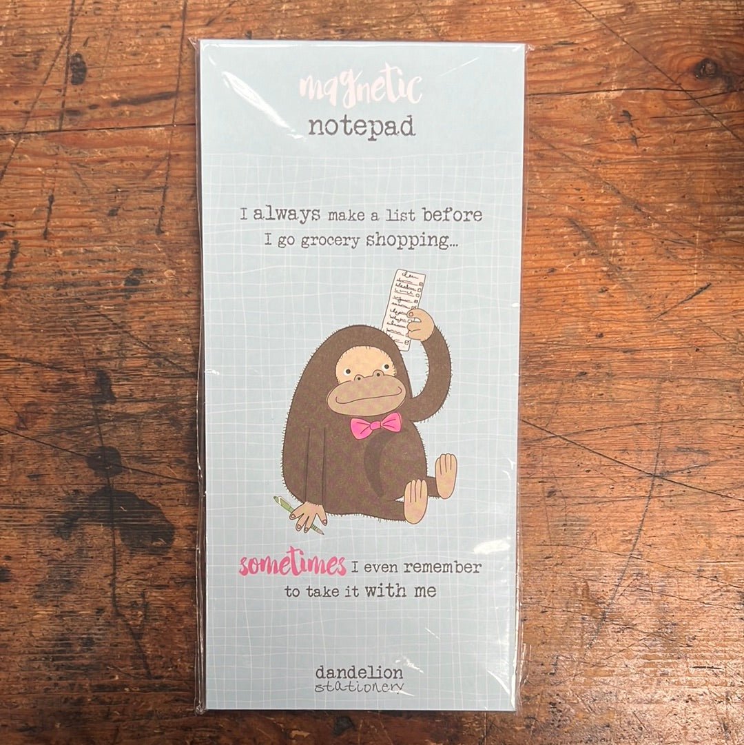 Dandelion Stationery - Magnetic Shopping List - The Flower Crate