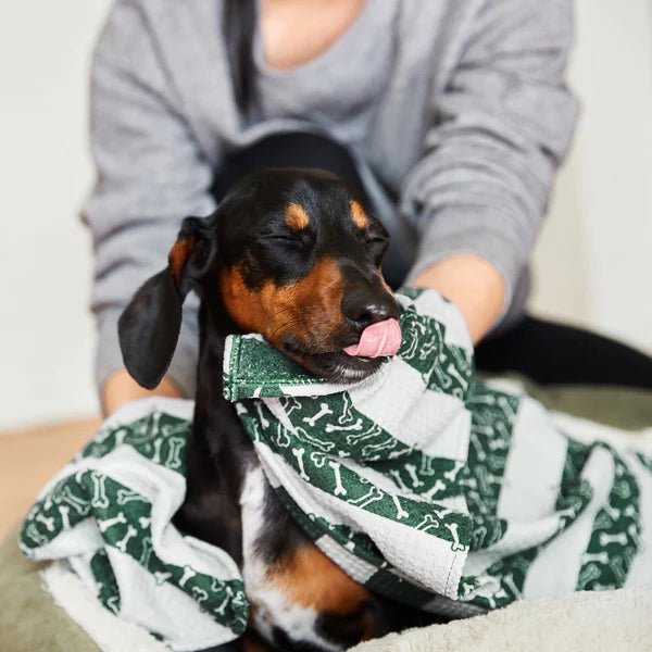 Dock &amp; Bay - Dog Towel, Bone Dry - The Flower Crate