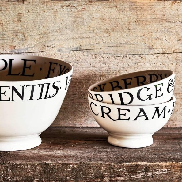 Emma Bridgewater Black Toast - French Bowl - The Flower Crate