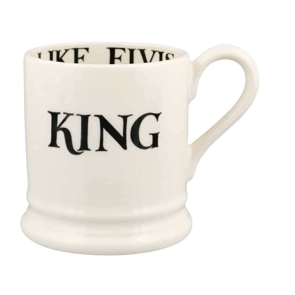 Emma Bridgewater - Black Toast King ½ Pint Mug - The Flower Crate