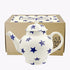 Emma Bridgewater Blue Star - 4 Mug Teapot - The Flower Crate