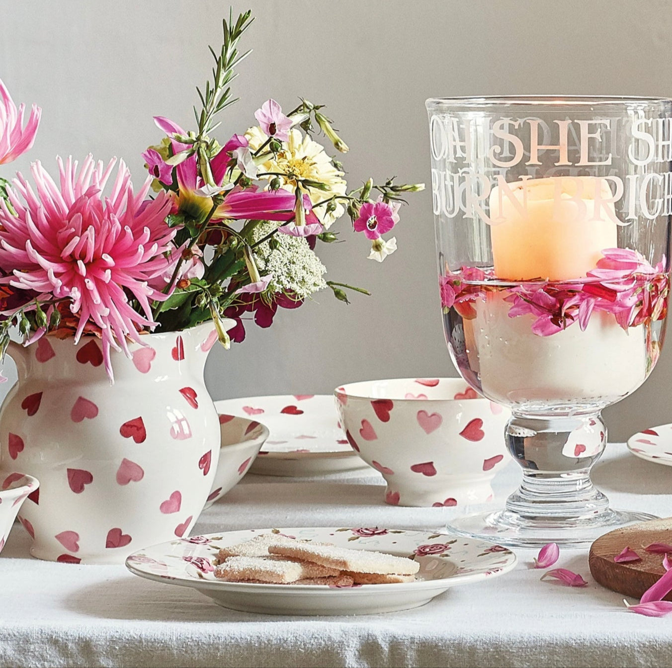 Emma Bridgewater Hearts - French Bowl - The Flower Crate