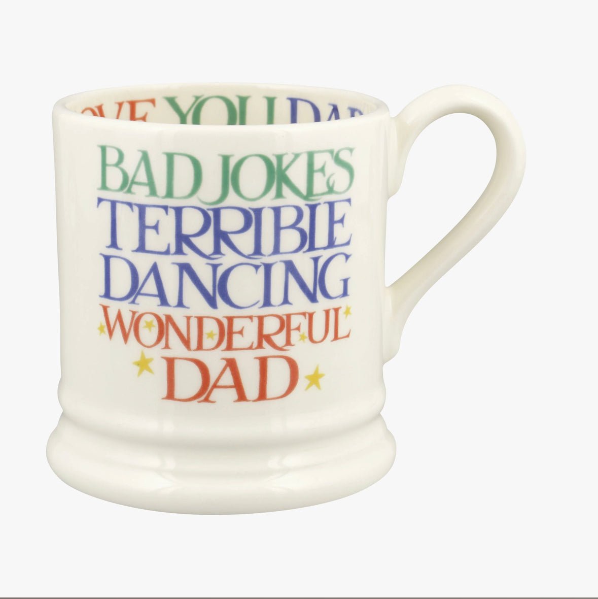 Emma Bridgewater Rainbow Toast Wonderful Dad ½ Pint Mug - The Flower Crate