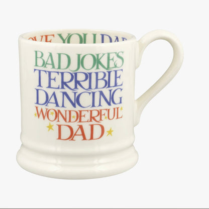 Emma Bridgewater Rainbow Toast Wonderful Dad ½ Pint Mug - The Flower Crate