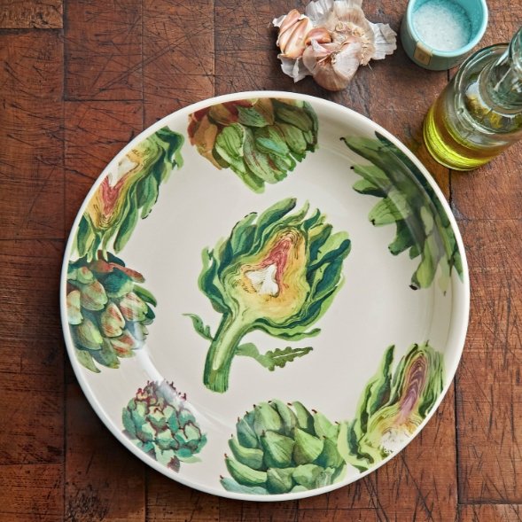 Emma Bridgewater Vegetable Garden - Medium Artichoke Pasta Bowl - The Flower Crate