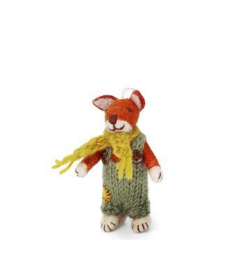 En Gry &amp; Sif - Small Boy Fox With Green Pants - The Flower Crate