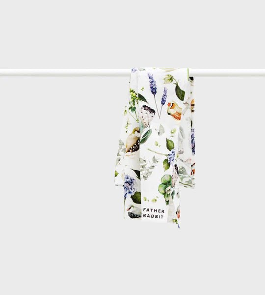 Father Rabbit Botanica Tea Towel - The Flower Crate
