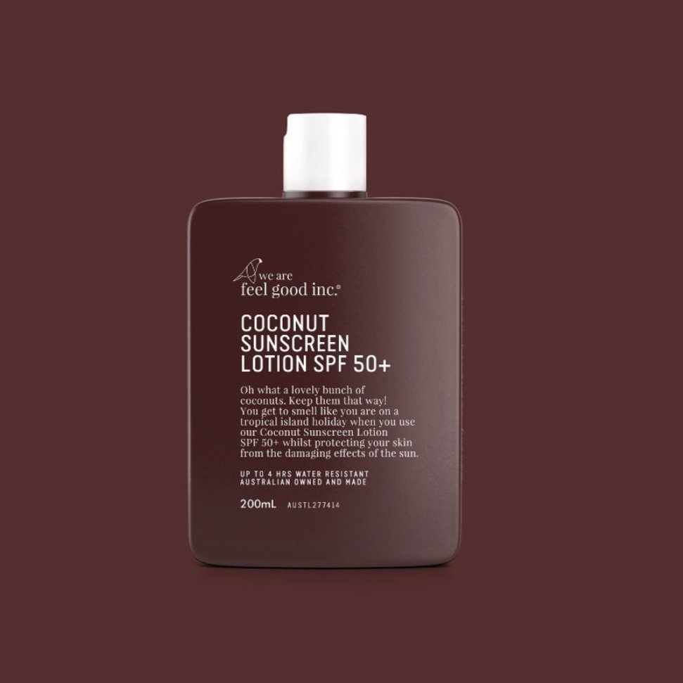 Feel Good Inc - Coconut Sunscreen 50+ - The Flower Crate