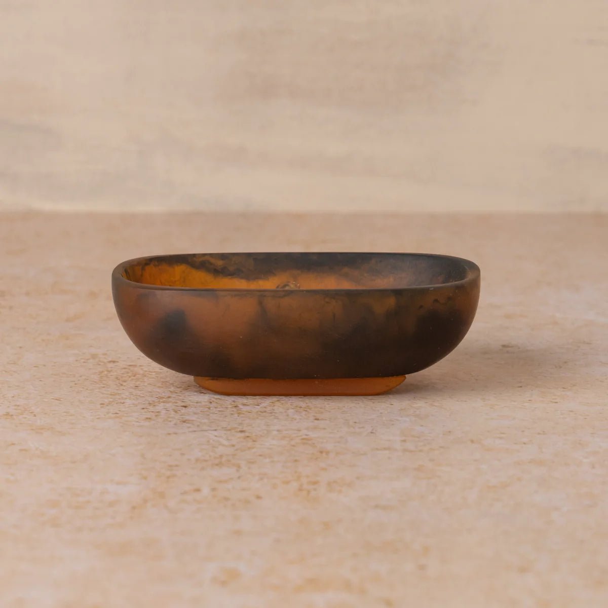 Flow Resin Soap Dish - Earth - The Flower Crate