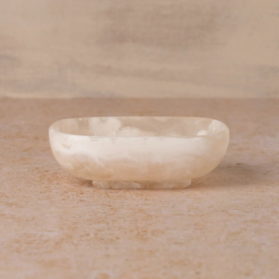 Flow Resin Soap Dish - Peach Blush - The Flower Crate
