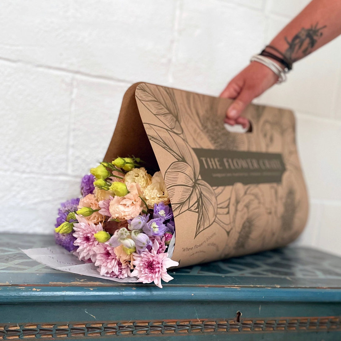 Flower Carrier Bundle - Pastels - The Flower Crate