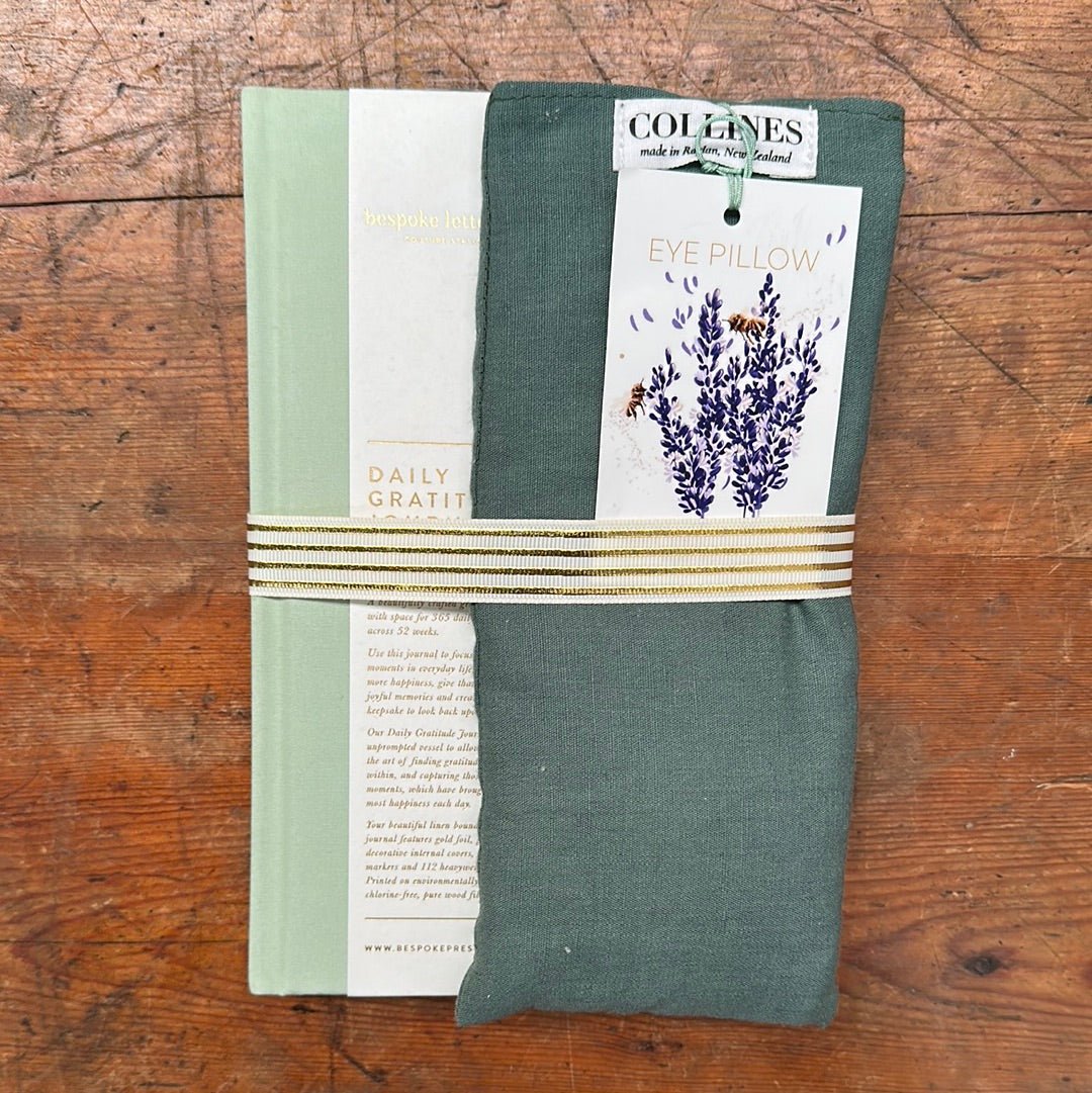Gratitude Gift Set, Journal &amp; Eye Pillow - The Flower Crate