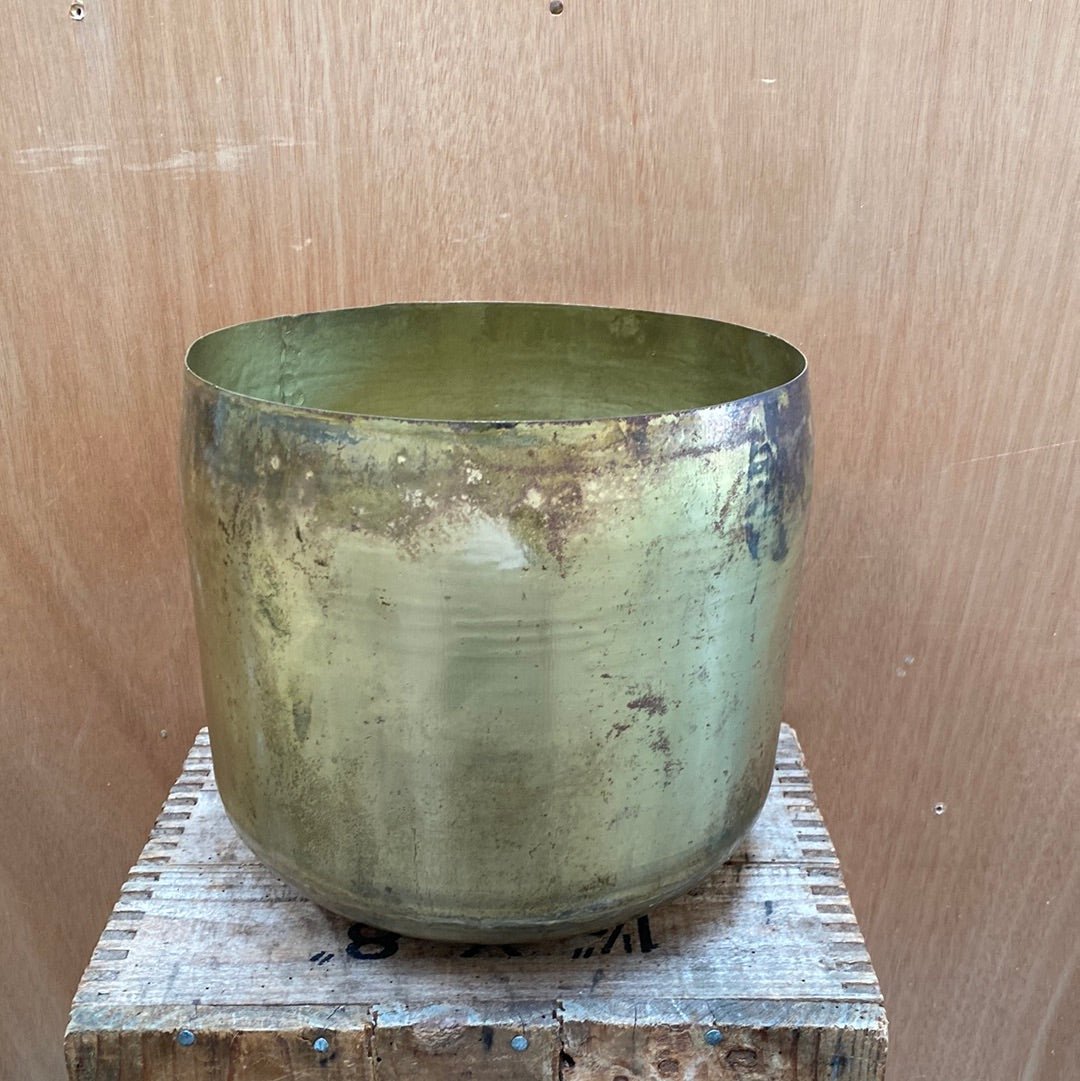 Haveli Antique Brass Planter - The Flower Crate