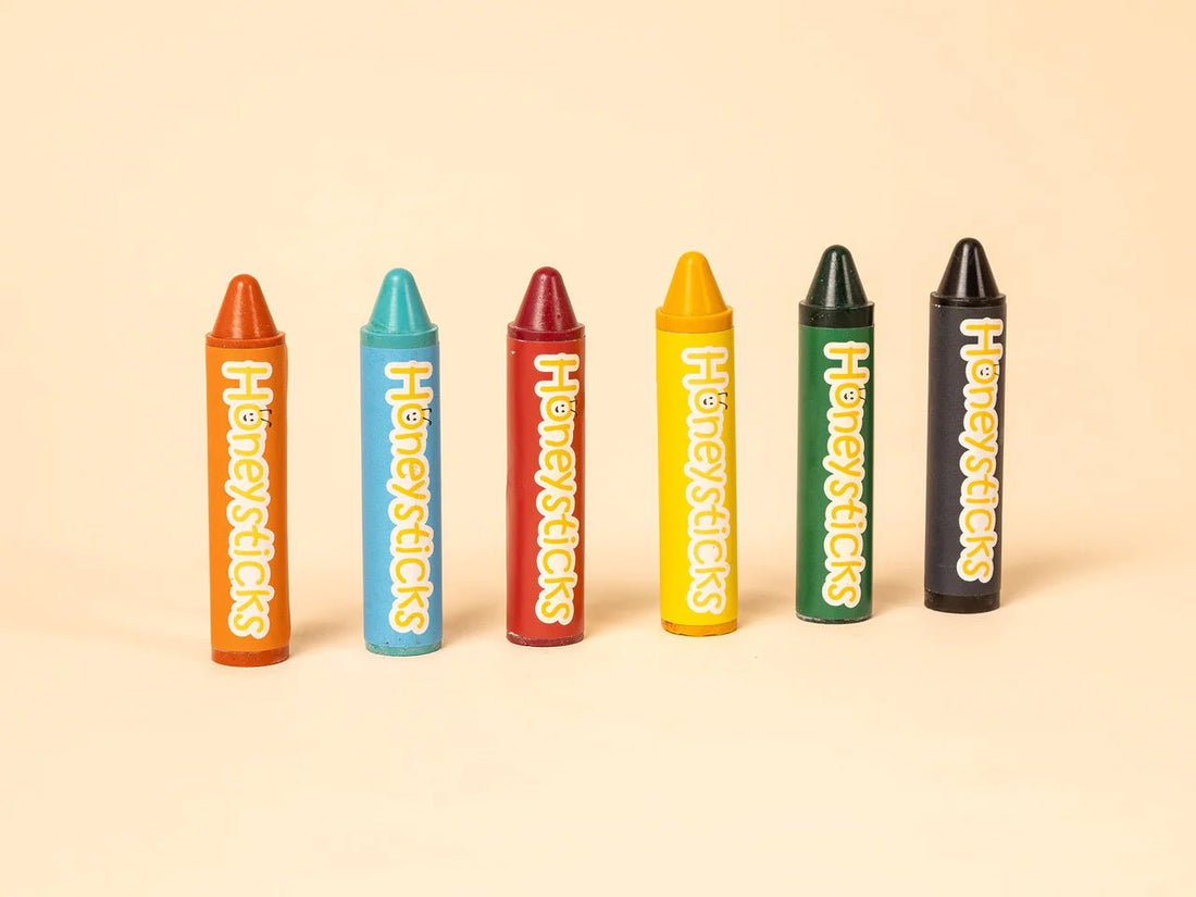 Honeysticks - Super Jumbo Crayons 6 Pack - The Flower Crate