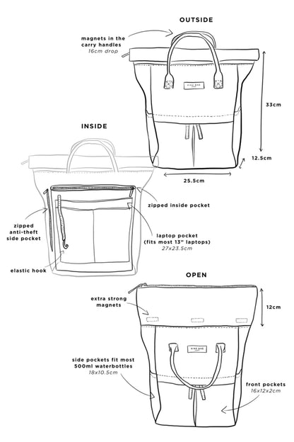 Kind Bag - Backpack, Medium - The Flower Crate