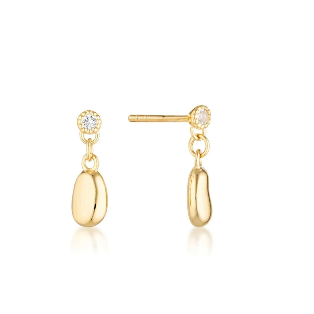 Linda Tahija - Alga Earrings White Topaz - The Flower Crate