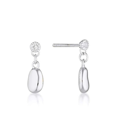 Linda Tahija - Alga Earrings White Topaz - The Flower Crate