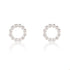 Linda Tahija - Beaded Circle Stud Earrings - The Flower Crate