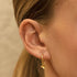 Linda Tahija - Huggie Hoop Hydrangea Earrings - The Flower Crate