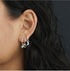 Linda Tahija - Huggie Hoop Hydrangea Earrings - The Flower Crate
