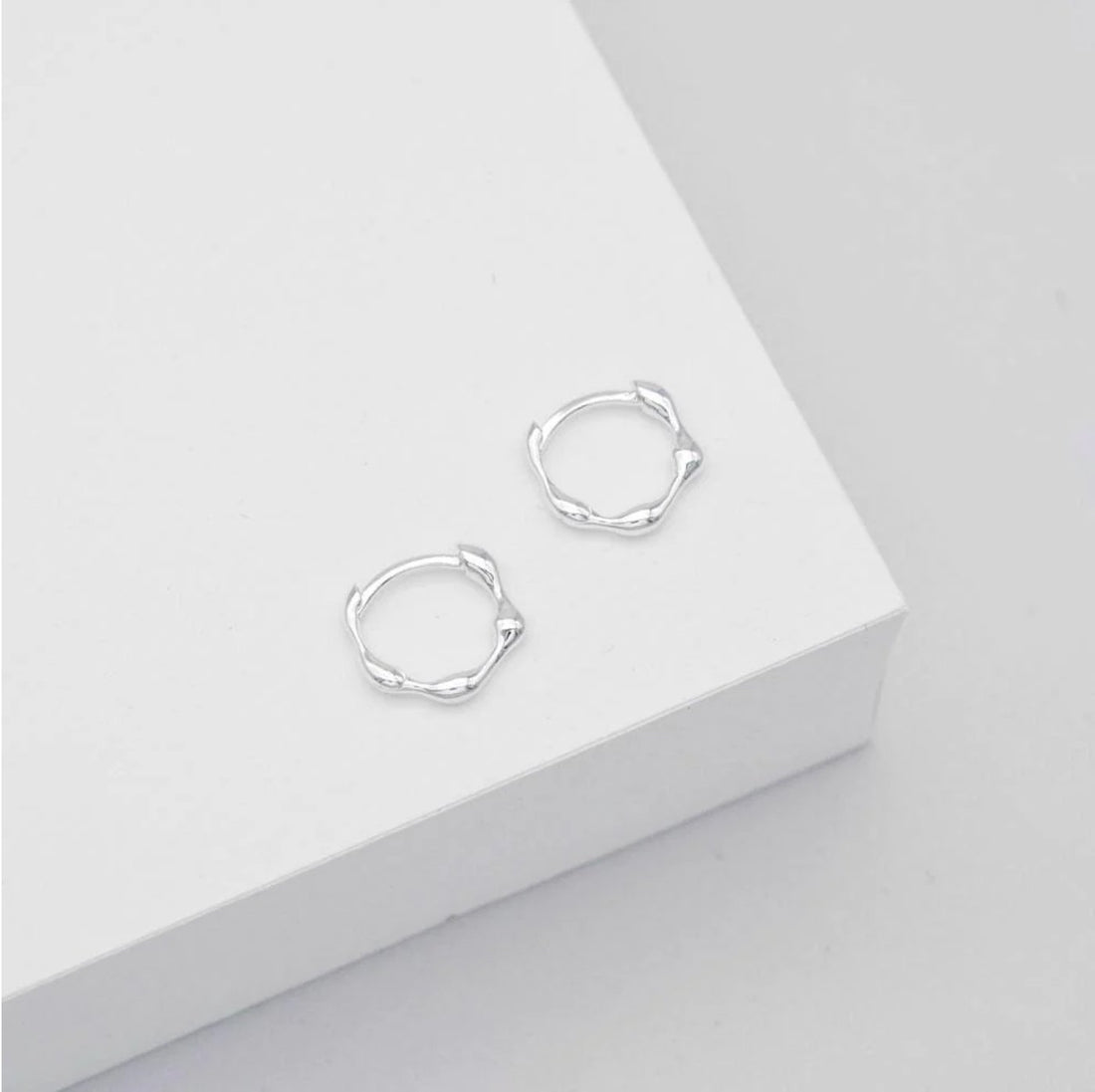 Linda Tahija - Organica Mini Huggie Hoop Earrings - The Flower Crate