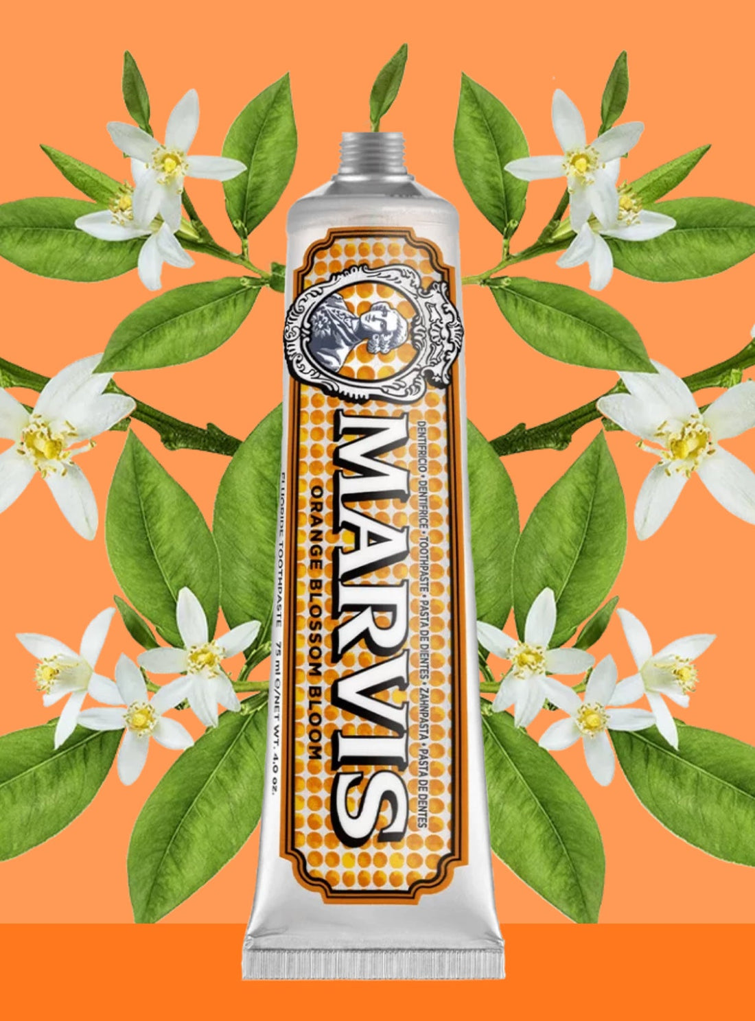 Marvis Toothpaste - Limited Edition Orange Blossom - The Flower Crate