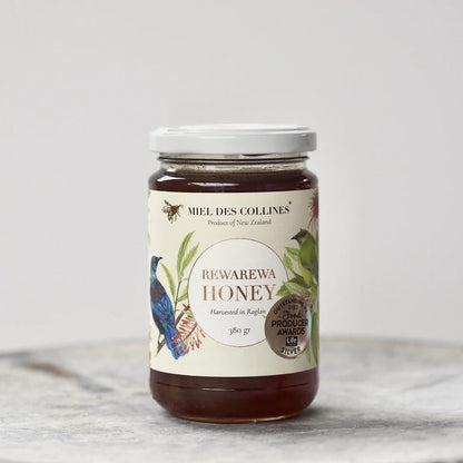 Miel des Collines - Rewarewa Honey - The Flower Crate