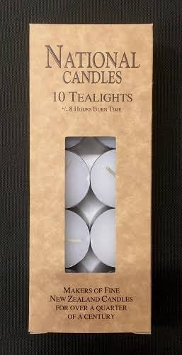 National Candles - Tea Lights - The Flower Crate