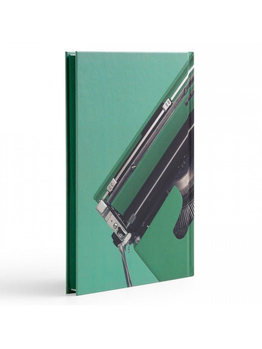 Olivetti Hard Cover Notebook - Green - The Flower Crate