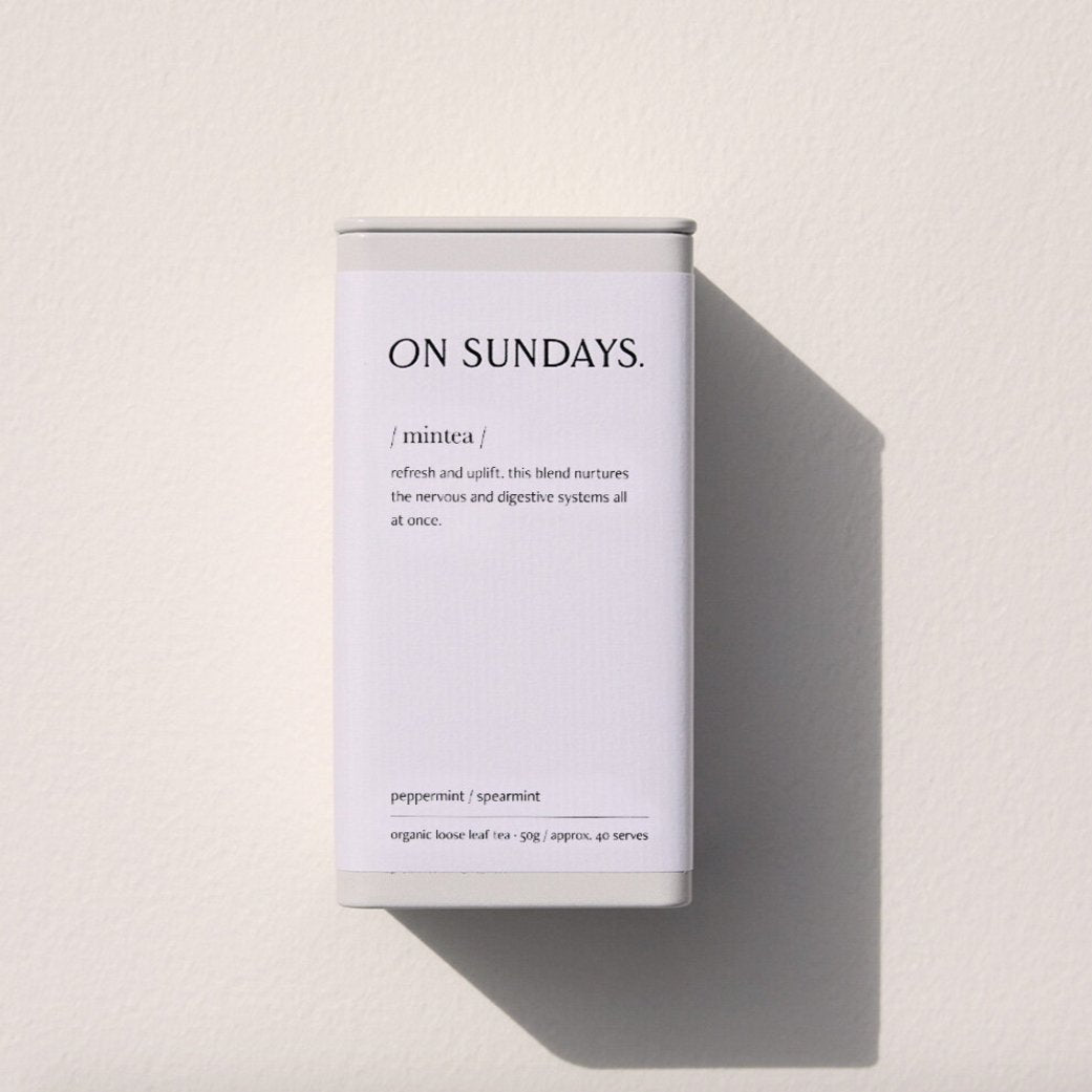 On Sundays - Mint Tea - The Flower Crate