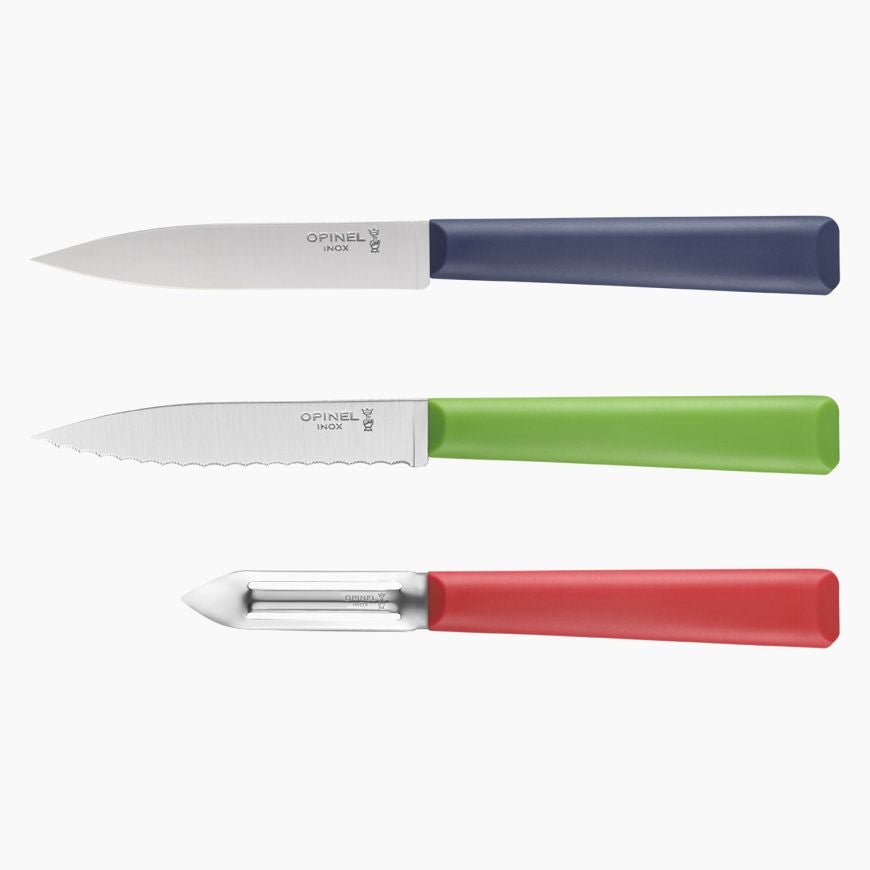 Opinel - Les Essentiels, Set of 3 Knives - The Flower Crate