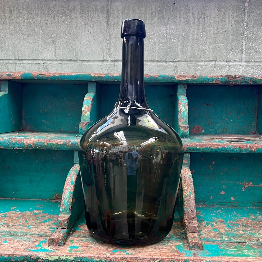 Original Green Glass Carboy - The Flower Crate