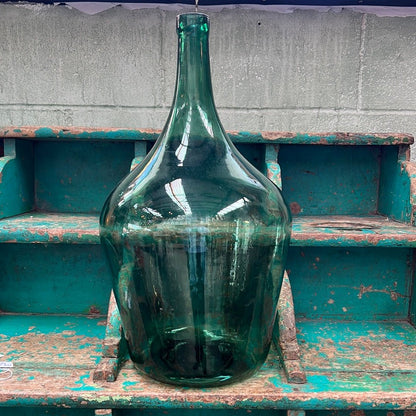 Original Green Glass Carboy - The Flower Crate