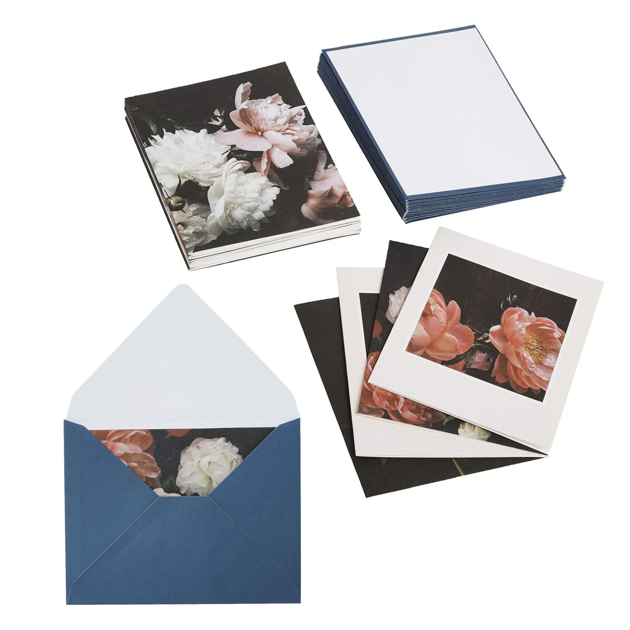 Pretty Peonies Notecards - The Flower Crate