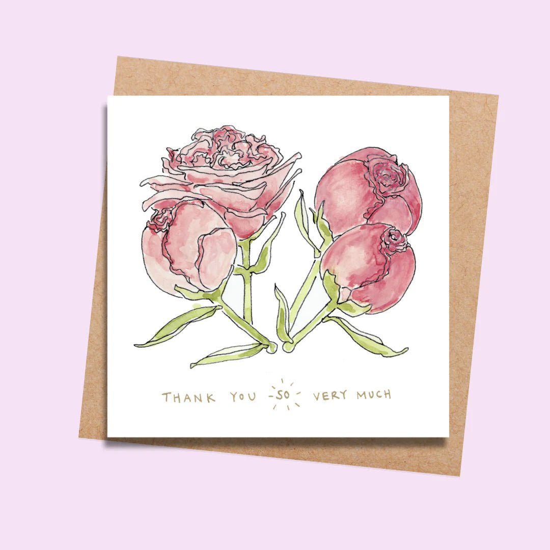Rara &amp; Ribbon Thank You Cards - The Flower Crate