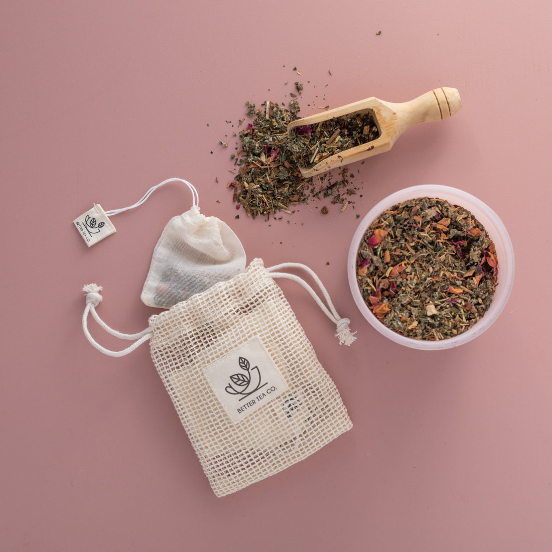 Reusable Organic Cotton Tea Bags - The Flower Crate