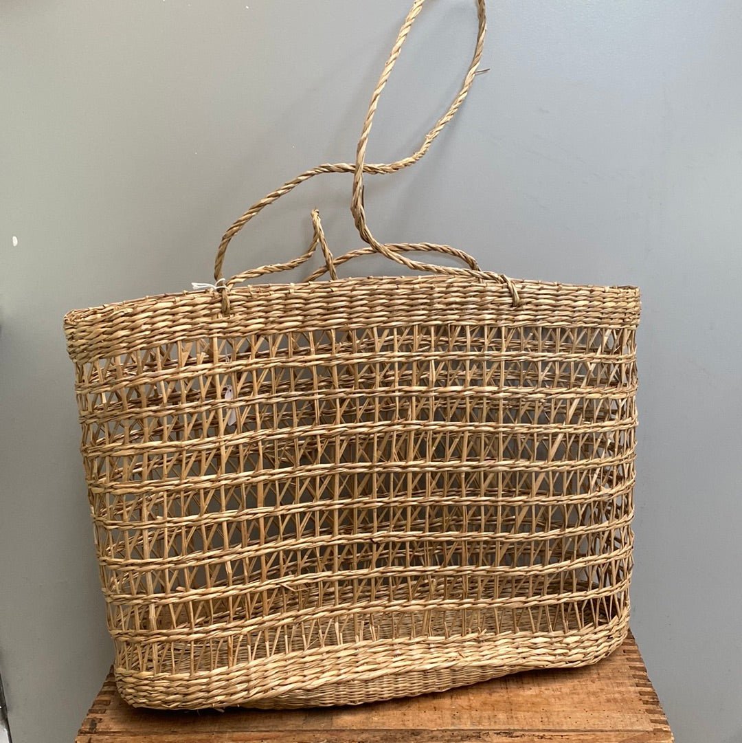 Seagrass Shopping Basket - The Flower Crate