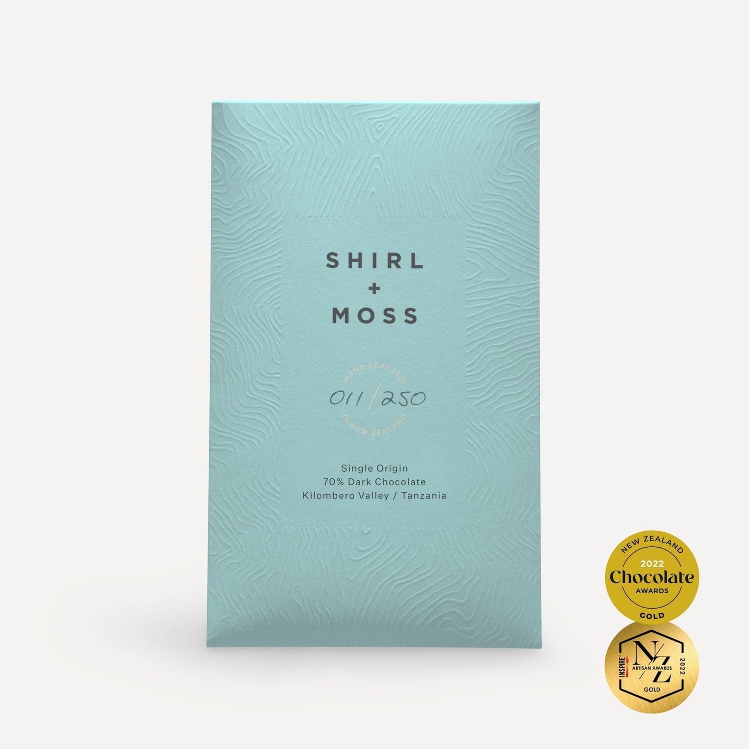 Shirl &amp; Moss - Single Origin 70% Dark Chocolate - The Flower Crate