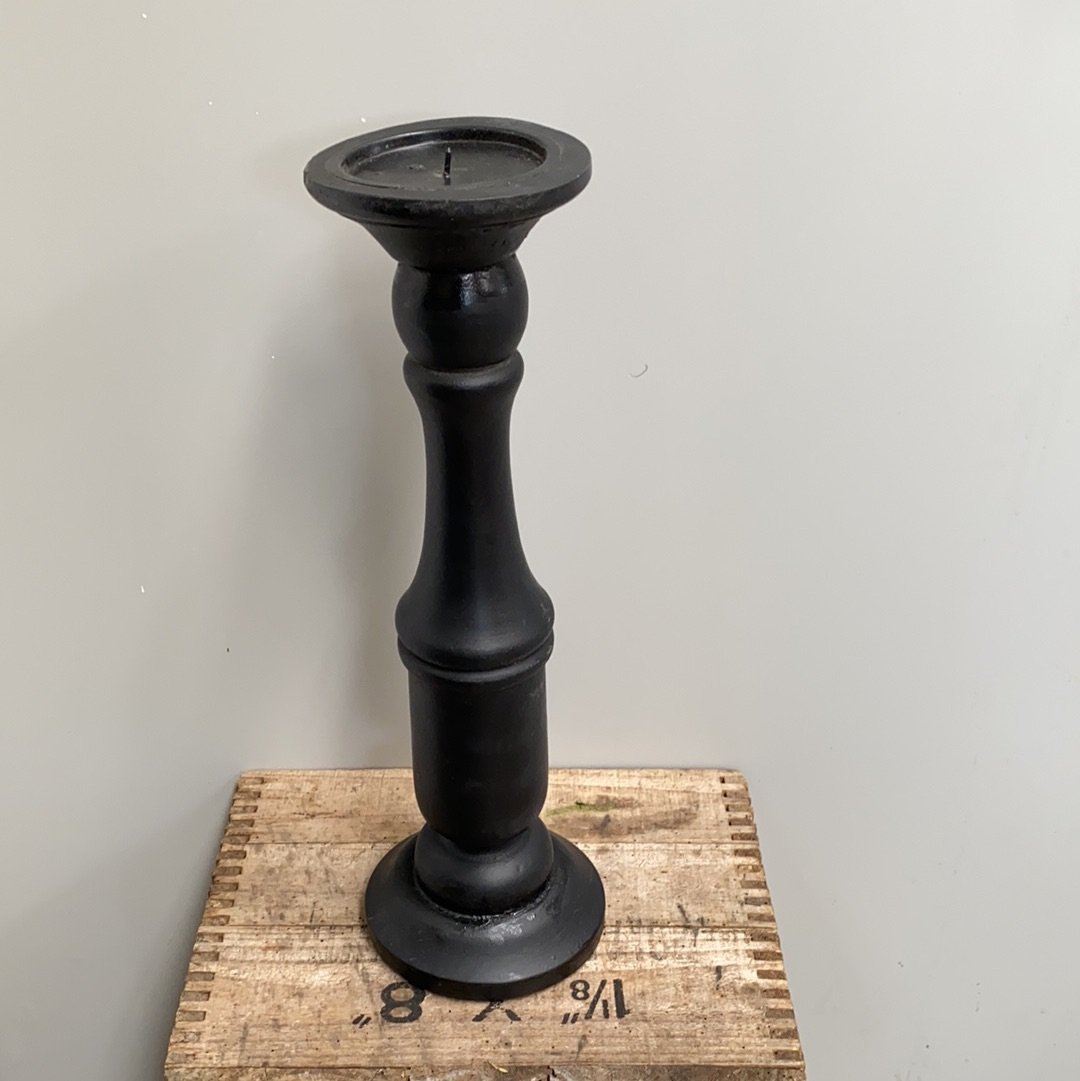 Simple Wooden Candlestick - The Flower Crate