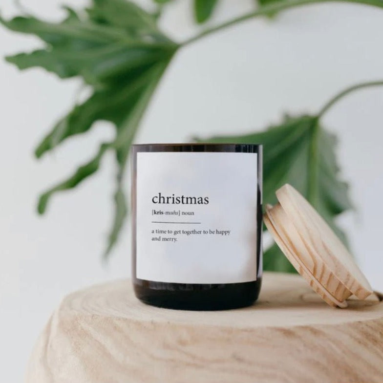 The Commonfolk Dictionary Candle - Christmas - The Flower Crate