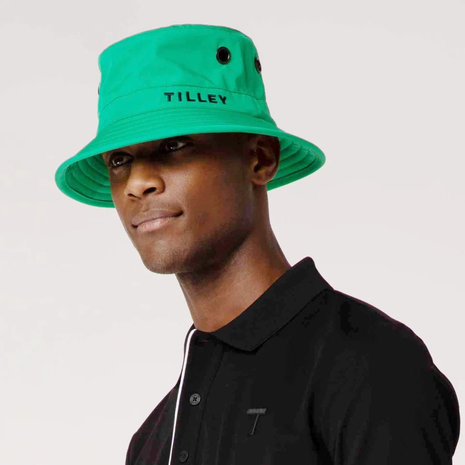 Tilley - Golf Bucket Hat, Green - The Flower Crate