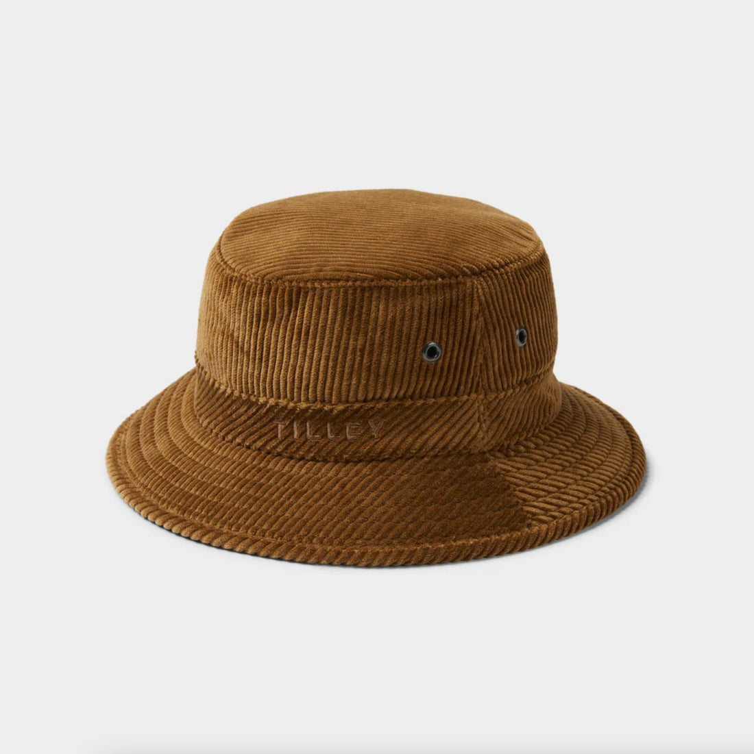 Tilley Italian Corduroy Bucket Hat - Dark Tan - The Flower Crate