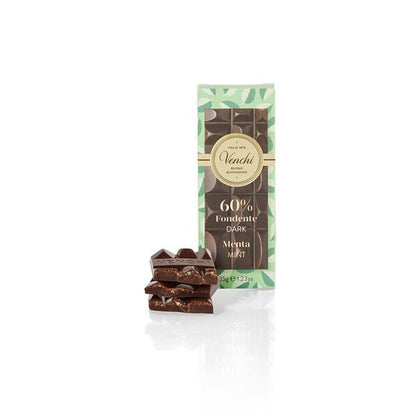 Venchi - Mini Dark Chocolate &amp; Mint Bar - The Flower Crate